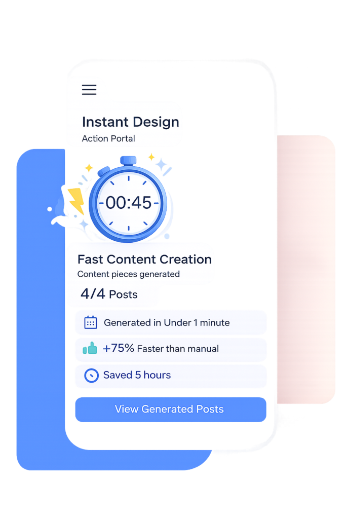 Instant Design dashboard and analytics